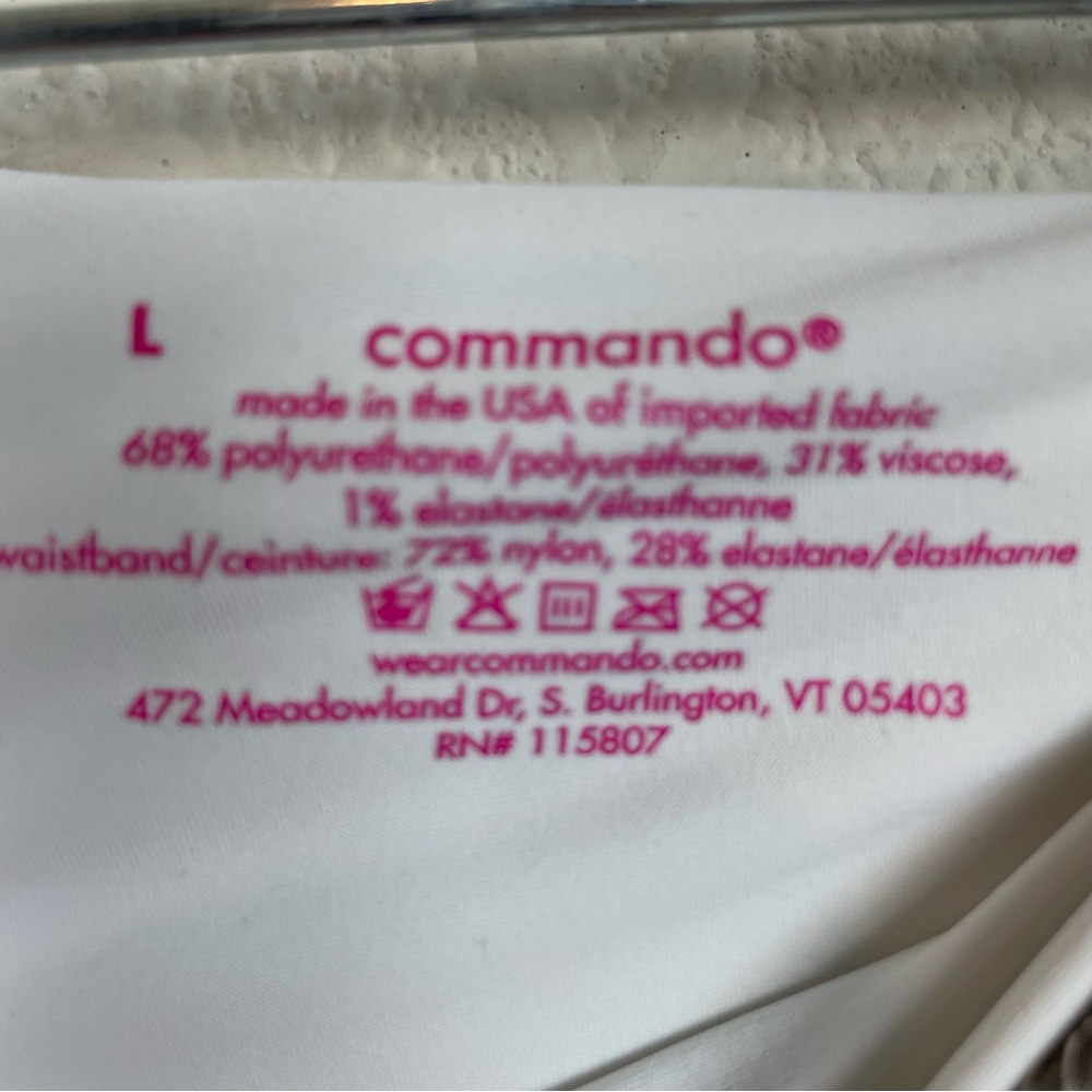 Commando Gray Black White Python Leggings Large - image 3